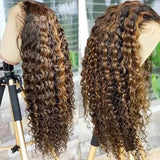 Raw Vietnamese Deep Wave Hair for 180% Density Lace Front Wigs