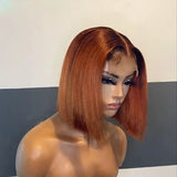 Human Hair Lace Bob Wig 10 Inch for a Natural Look