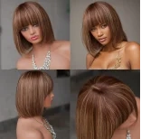 Colored Lace Front Human Hair Wigs - 3X1 Lace Wig Collection