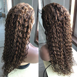 Raw Vietnamese Deep Wave Hair for 180% Density Lace Front Wigs