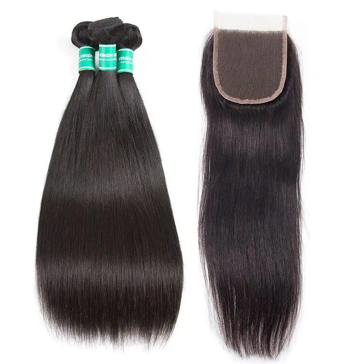 Virgin Brazilian Human Hair Bundles - 10A Unprocessed Quality