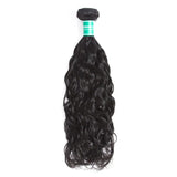 Raw Human Hair Bundles with Lace Closure Set for Natural Styling