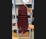 Raw Vietnamese Deep Wave Hair for 180% Density Lace Front Wigs