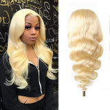 #613 Blonde Human Hair Wigs